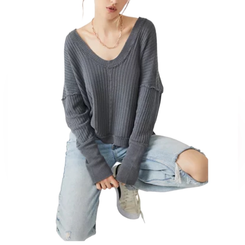 NWT Free People We The Free Magic Thermal Top size Large - Picture 1 of 5